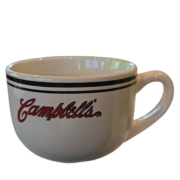 Campbell's Soup Bowl/Tea Cup Red, White, Black - Picture 1 of 5